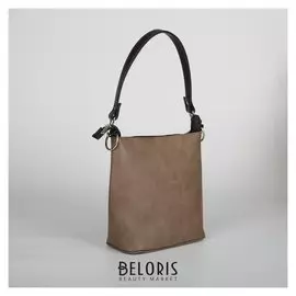 Сумка женская, отдел на молнии, наружный карман, цвет светло-коричневый