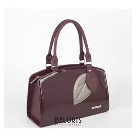 Сумка женская, отдел на молнии, наружный карман, длинный ремень, цвет бордовый