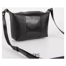 Сумка женская, отдел на молнии, наружный карман, длинный ремень, цвет коричневый