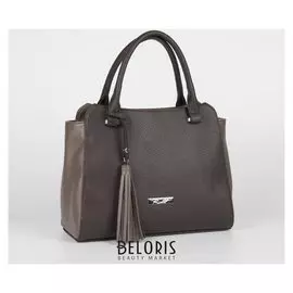 Сумка женская, отдел на молнии, наружный карман, длинный ремень, цвет коричневый