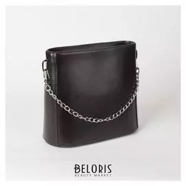 Сумка женская, отдел на молнии, наружный карман, регулируемый ремень, цвет коричневый