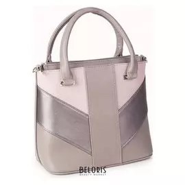 Сумка женская, отдел на молнии, наружный карман, регулируемый ремень, цвет серый