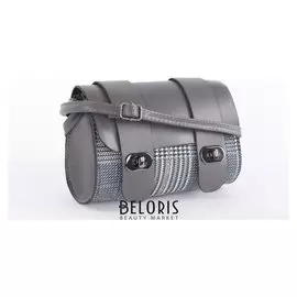 Сумка женская, отдел на молнии, регулируемый ремень, цвет серый