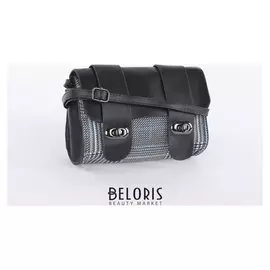 Сумка женская, отдел на молнии, регулируемый ремень, цвет чёрный