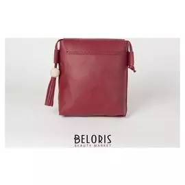 Сумка женская, отдел на молнии, регулируемый ремень, цвет бордовый