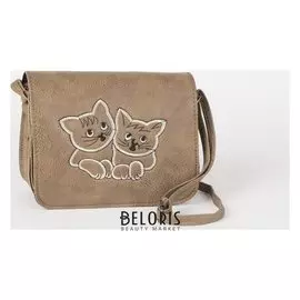 Сумка женская, отдел на молнии, регулируемый ремень, цвет хаки