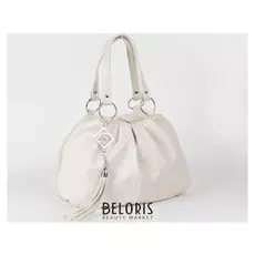 Сумка женская, отдел с перегородкой на молнии, наружный карман, цвет бежевый