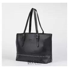 Сумка женская, отдел с перегородкой на молнии, наружный карман, цвет чёрный