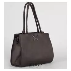 Сумка женская, отдел с перегородкой на молнии, наружный карман, цвет коричневый