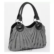 Сумка женская, отдел с перегородкой на молнии, наружный карман, длинный ремень, цвет чёрный