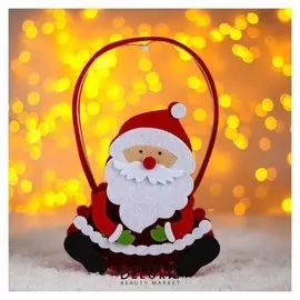 Сумочка «Дед мороз», с пайетками