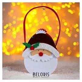 Сумочка «Дедушка мороз», с пайетками