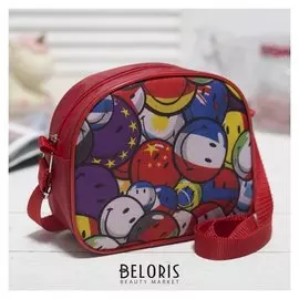 Сумочка детская, отдел на молнии, цвет фиолетовый/разноцветный