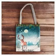 Сумочка для подарков «Северный олень»