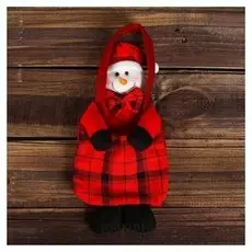 Сумочка для подарков «Снеговик», вместимость 100 г