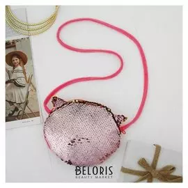 Сумочка «Котик», с пайетками