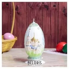 Супер-свеча "Яйцо с собором"