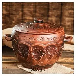 Супник "Капля" 3,5 л декор