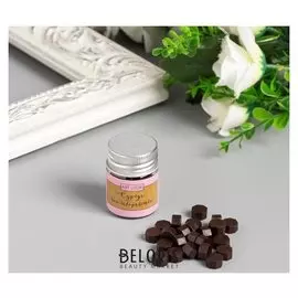 Сургуч в гранулах в баночке "Восьмигранник" горький шоколад 9 гр 4,5х3х3 см