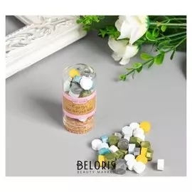 Сургуч в гранулах в баночке "Восьмигранник" летние цвета 15 гр 6х3х3 см