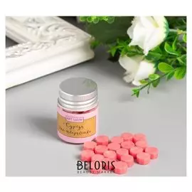 Сургуч в гранулах в баночке "Восьмигранник" лососево-розовый 9 гр 4,5х3х3 см