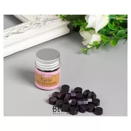 Сургуч в гранулах в баночке "Восьмигранник" пепельно-фиолетовый 9 гр 4,5х3х3 см