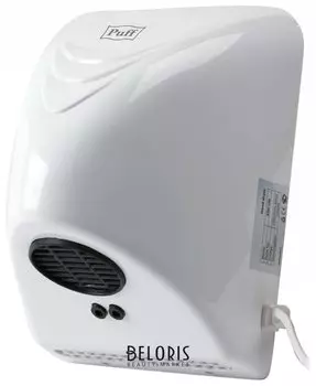 Сушилка для рук PUFF-8814, 800 Вт, пластик, белая