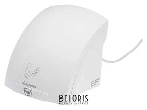 Сушилка для рук Puff-8820, 2 квт, 240х230х240 мм, белый