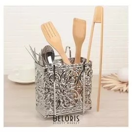 Сушилка для столовых приборов прямоугольная 15,4×8×19 см