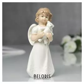 Сувенир "Ангел с мишуткой" 12х6х4 см