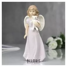 Сувенир "Ангел с мишуткой" 15х6х5 см