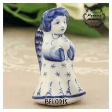 Сувенир «Ангелочек», 5×5×8 см, гжель