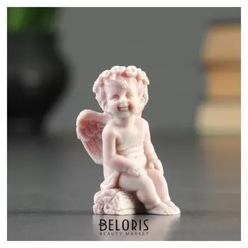 Сувенир "Ангелочки на бревнышке" (2 вида) 6см