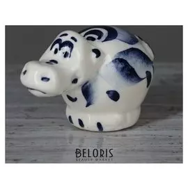 Сувенир "Бегемотик" роспись, 4 см