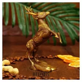 Сувенир бронза "Олень" 10х6х17 см