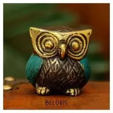 Сувенир бронза "Сова" 4х4х4,5 см