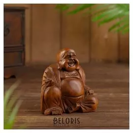 Сувенир "Будда" дерево 10х5х10 см