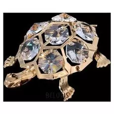 Сувенир «Черепаха», 5,5×7,2×2 см, с кристаллами сваровски