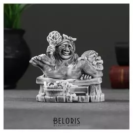 Сувенир "Дед и бабка В бане №1" 8см