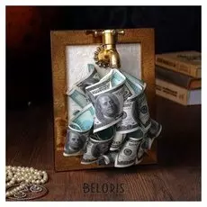 Сувенир «Денежный кран в рамке»