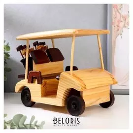 Сувенир дерево "Гольфкар" 15,5х11,5х19,5 см