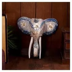 Сувенир дерево "Голова слона" 28х26х10,5 см