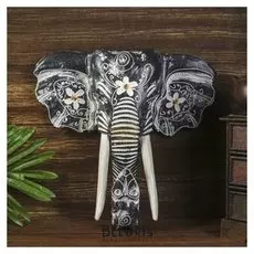 Сувенир дерево "Голова слона" 28х26х10,5 см