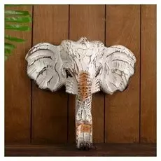 Сувенир дерево "Голова слона" 35х10х30 см