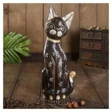 Сувенир дерево "Кошка звездочка" 4,5х9х30 см