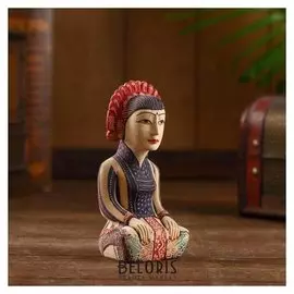 Сувенир дерево "Литургия" батик 6х6х13 см