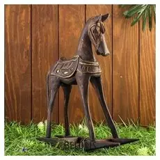 Сувенир дерево "Лошадка-качалка" 35х11х35 см