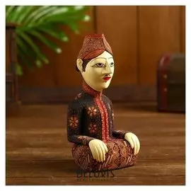 Сувенир дерево "Моление" батик 8х8х17 см