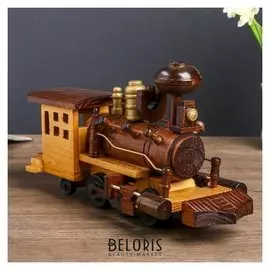 Сувенир дерево "Паровоз" 17,5х29х10,8 см
