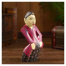 Сувенир дерево "Пластика" батик 9х5х21 см